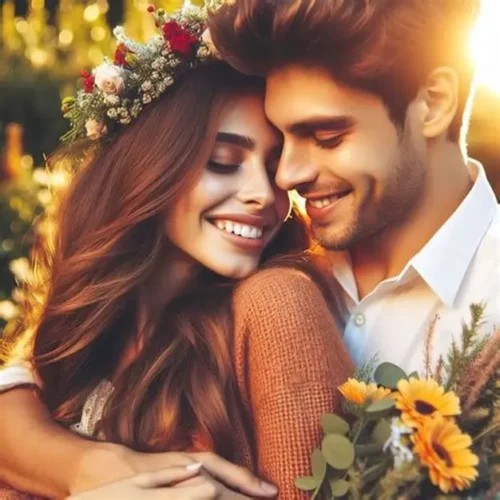 Lovers having a light moment after a love spell was removed from their relationship